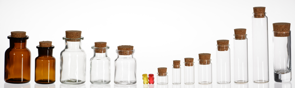 Gew�rzgl�ser mit Korkdeckel-950x286