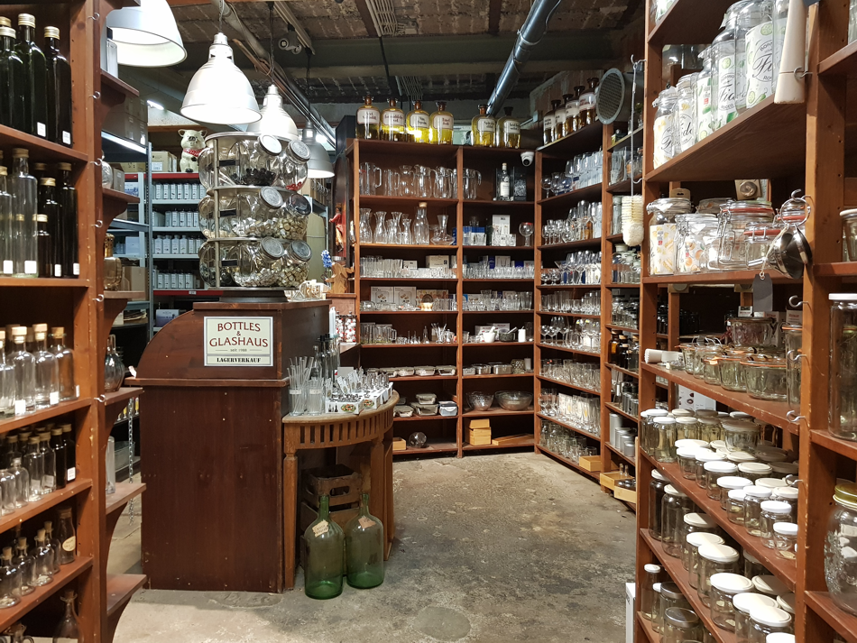Lagerverkauf Bottles & Glashaus